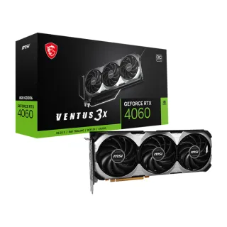 【MSI 微星】GeForce RTX 4060 VENTUS 3X 8G OC 顯示卡