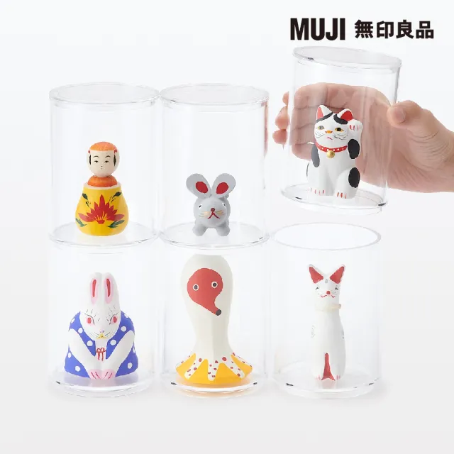 【MUJI 無印良品】壓克力罐.附蓋