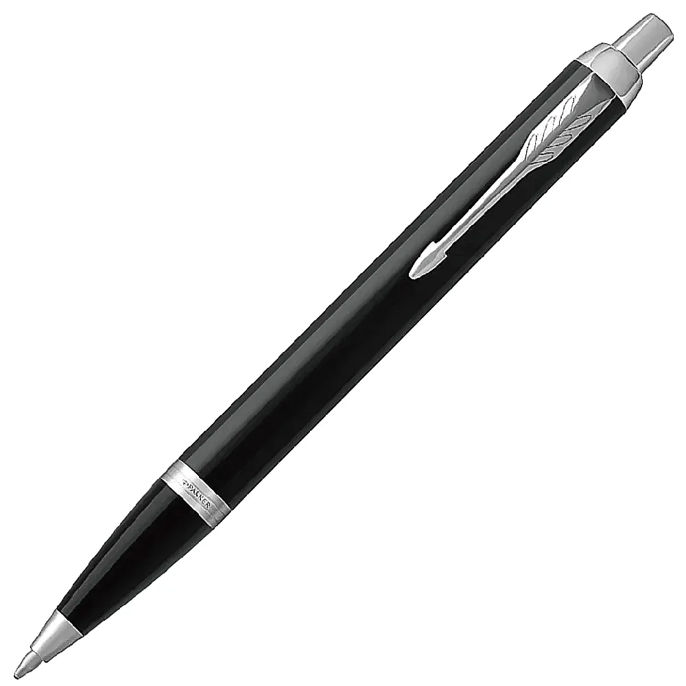 【PARKER】Parker 派克 新IM 雅黑白夾原子筆 免費刻字(原廠正貨)