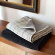 【KONTEX】GRAPH系列自然格紋有機棉方巾(100% 日本製)