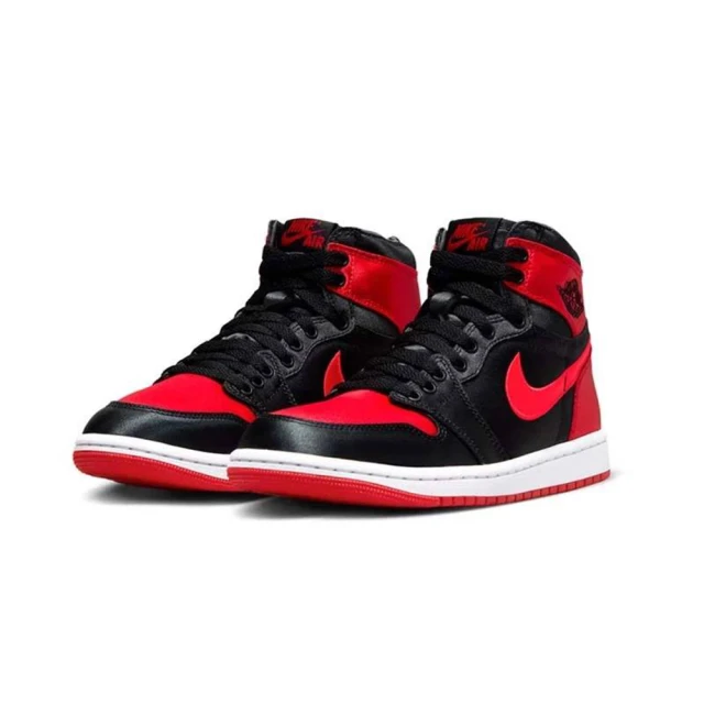 NIKE 耐吉NIKE 耐吉 W Air Jordan 1 Retro High OG 黑紅絲綢 女鞋 休閒鞋 FD4810-061