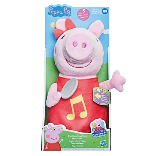 ToysRUs 玩具反斗城 Peppa Pig粉紅豬小妹 唱歌佩佩絨毛娃娃