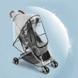 【Airy 輕質系】嬰兒車通用EVA可開窗雨罩