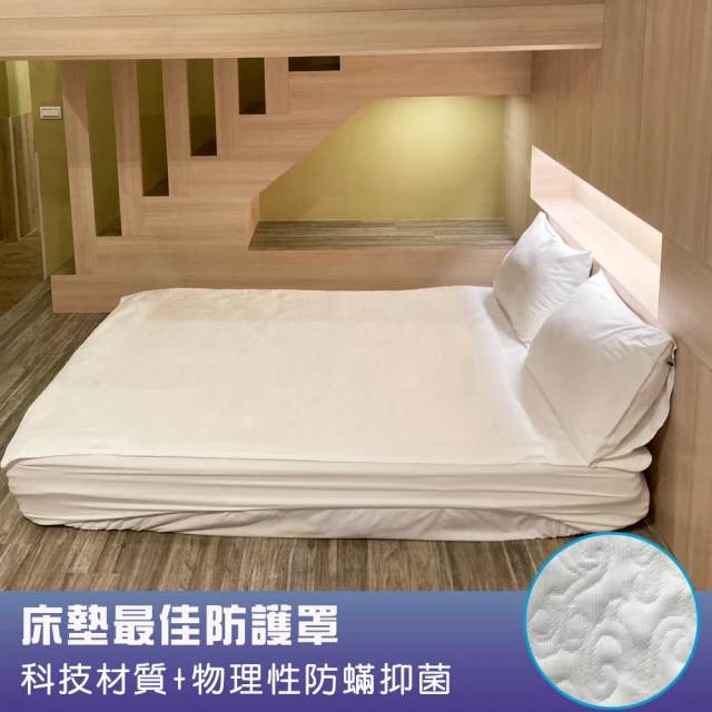 SOFBED 台灣製平面式防水保潔墊(5X6.2尺)