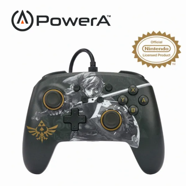 【PowerA】任天堂官方授權 Switch 副廠 增強款有線遊戲手把(NSGP0091-01-Battle-Ready)