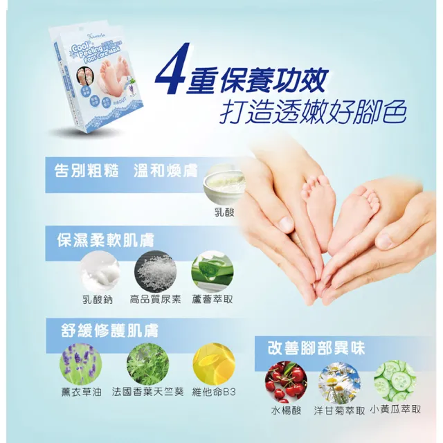 【KAMERIA】凱蜜菈 足足稱奇足膜17ml*2枚入(任選十款)