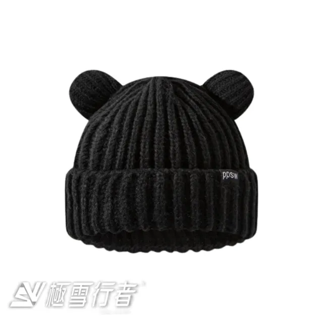 【極雪行者】SW-PZ-BEAR編織加厚小熊保暖帽(冬季/保暖/休閒)