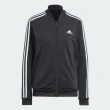 【adidas 愛迪達】外套 女款 運動外套 W 3S TR TS 黑 IJ8781