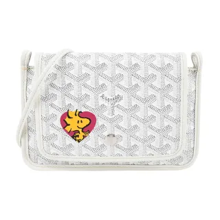 【GOYARD 高雅德】日本限定SNOOPY系列PLUMET卡通鳥斜背包(灰白)