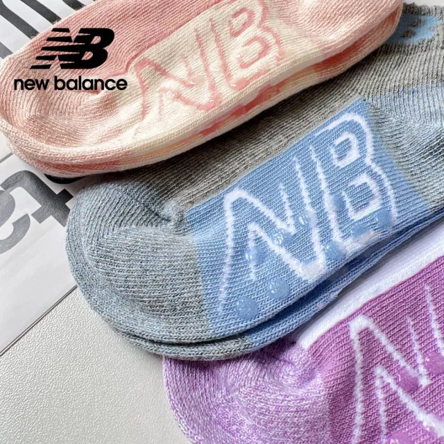 【NEW BALANCE】NB 童趣棉襪三入組_LAS39233AS4_中性_白粉灰