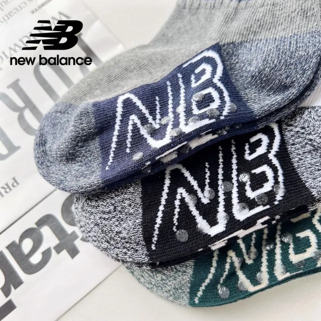 【NEW BALANCE】NB 童趣棉襪三入組_LAS39233AS3_中性_白灰杏