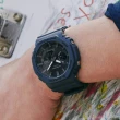 【CASIO 卡西歐】G-SHOCK 農家橡樹 藍牙連線 太陽能八角雙顯腕錶 母親節 禮物(GA-B2100-2A)
