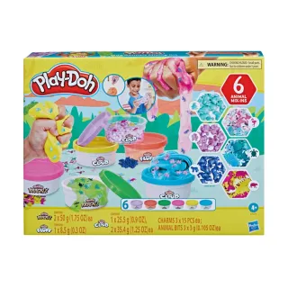 【ToysRUs 玩具反斗城】Play-Doh☆培樂多 野生動物綜合黏土組