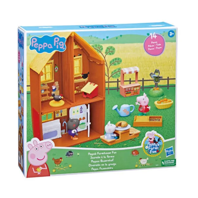 【ToysRUs 玩具反斗城】Peppa Pig粉紅豬小妹 農場小屋遊戲組