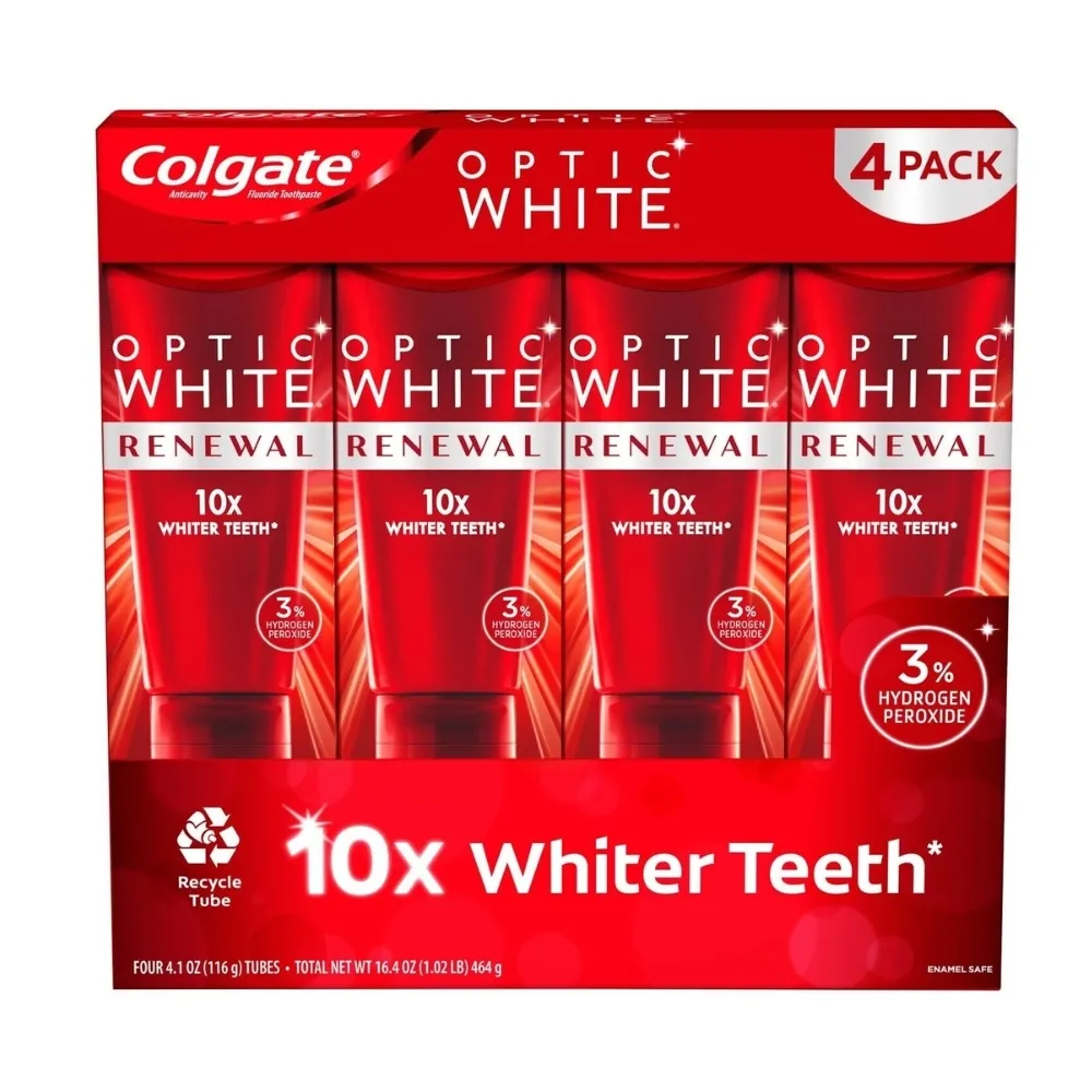 【Colgate 高露潔】專家級潔白牙膏4入組(平行輸入)