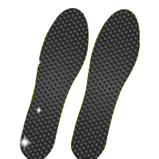【PS Mall】竹碳舒緩鞋墊 舒適 顆粒竹炭鞋墊 2雙(S57)
