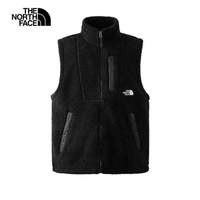 The North Face TNF 休閒抓絨背心 U X-FLEECE HIGH PILE VEST - AP 男 黑(NF0A81SDJK3)