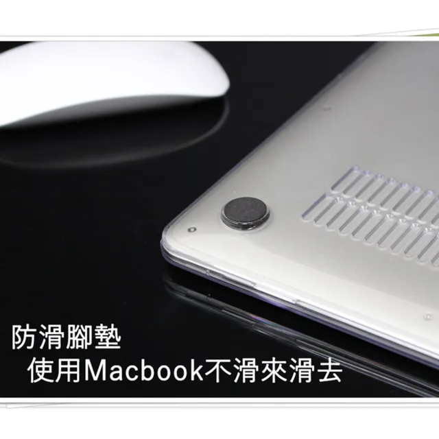 MacBook Air 13吋 輕薄水晶透明保護殼 附鍵盤保護膜(13.6吋A2681)