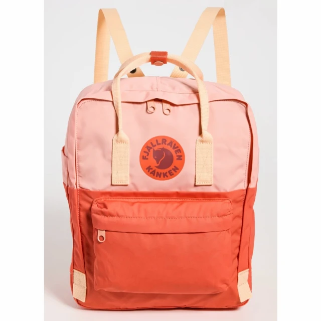 FjallravenFjallraven Kanken Art Classic 藝術家系列 粉橘色 空肯包 北極狐 小狐狸 瑞典 書包 方型 後背包 背包