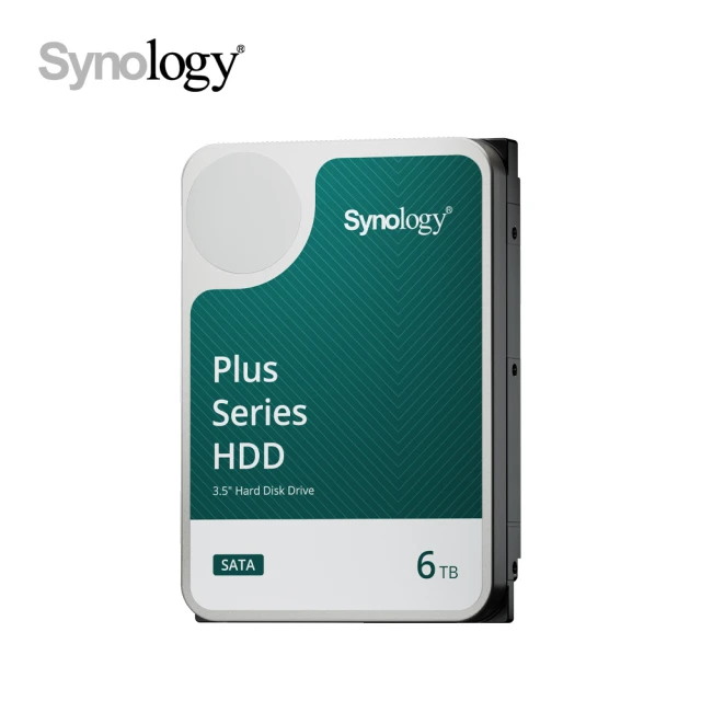 Synology 群暉科技 2入組 ★ HAT3300 PLUS系列 6TB 3.5吋 5400轉 256MB NAS 內接硬碟
