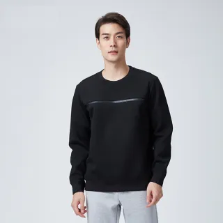 【HONMA 本間高爾夫】男款空氣布圓領上衣 日本高爾夫專業品牌(S~XXL海軍藍、黑色任選HMFQ510W585)