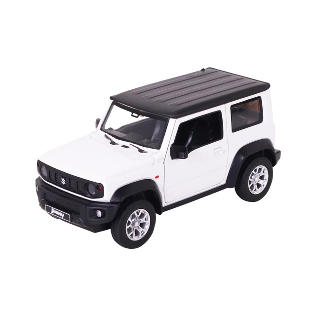 KIDMATE 1:26合金車 Suzuki Jimny 2018白(正版授權 迴力車模型玩具車 越野車)