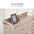 【LiFArt】韓系上木板奶油色三層收納櫃(邊櫃/置物櫃/床頭櫃/斗櫃)