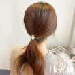 【HERA 赫拉】優雅白色梨花造型髮圈邊夾三入組 H112022101(三入組  髮飾 髮圈)