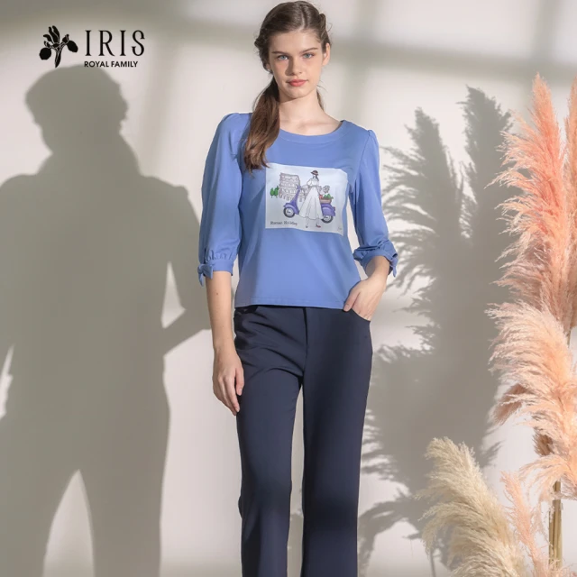 IRIS 艾莉詩 內刷毛彈力小喇叭褲(36329)品牌優惠