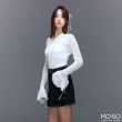 【MO-BO】Y2K薄針織喇叭長袖罩衫(席惟倫聯名商品)