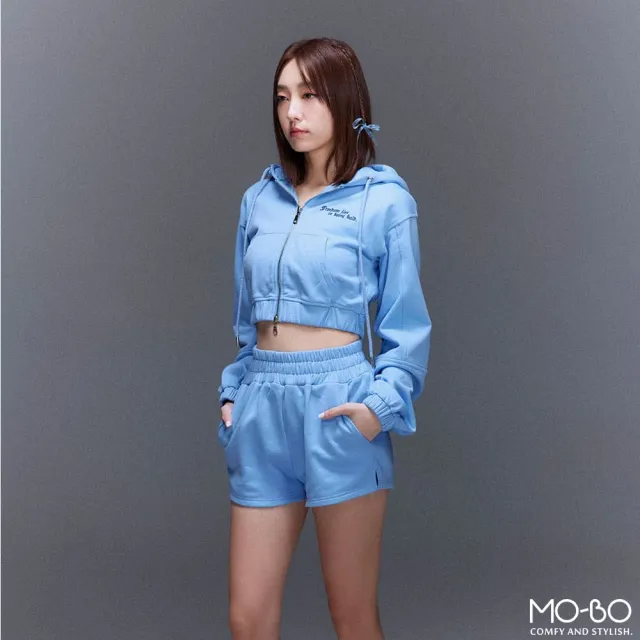【MO-BO】短版縮腰連帽運動外套(席惟倫聯名商品)