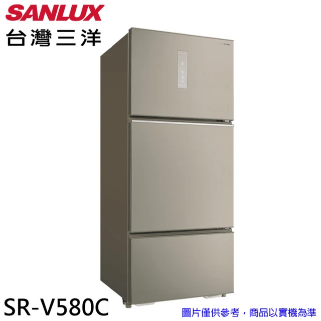 SANLUX 台灣三洋 580L 一級能效變頻三門冰箱(SR