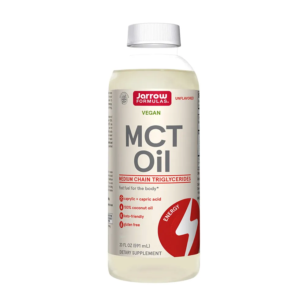 【Jarrow 賈羅公式】中鏈三酸甘油酯MCT Oil-椰子油來源(591ml/瓶)