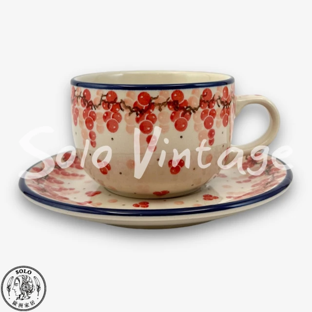 波蘭陶 Vena 波蘭陶 100ML 濃縮咖啡杯盤組 花冠俏