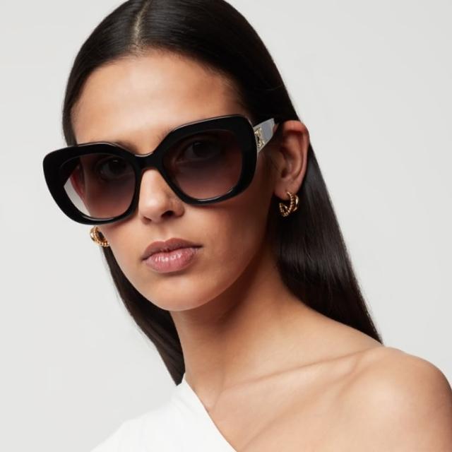 【CELINE】凱旋門膠框抗UV太陽眼鏡(CL40226U-01F)