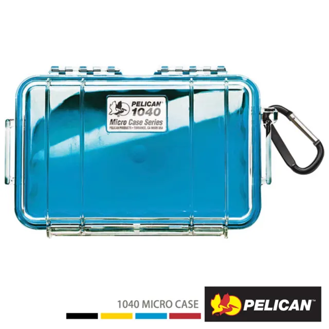 【PELICAN】1040 微型防水氣密箱 透明-4色(公司貨)
