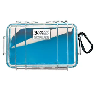 【PELICAN】1050 微型防水氣密箱 透明 藍(公司貨)