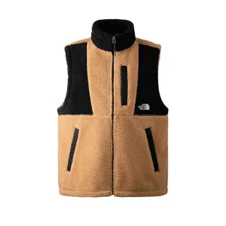 【The North Face】TNF 休閒抓絨背心 U X-FLEECE HIGH PILE VEST - AP 男 棕(NF0A81SDI0J)