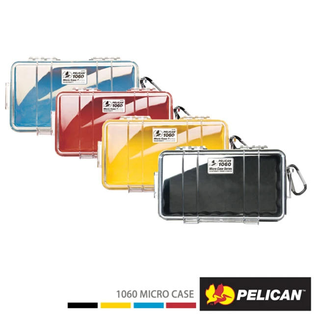 【PELICAN】1060 Micro Case 微型防水氣密箱 透明-4色(公司貨)
