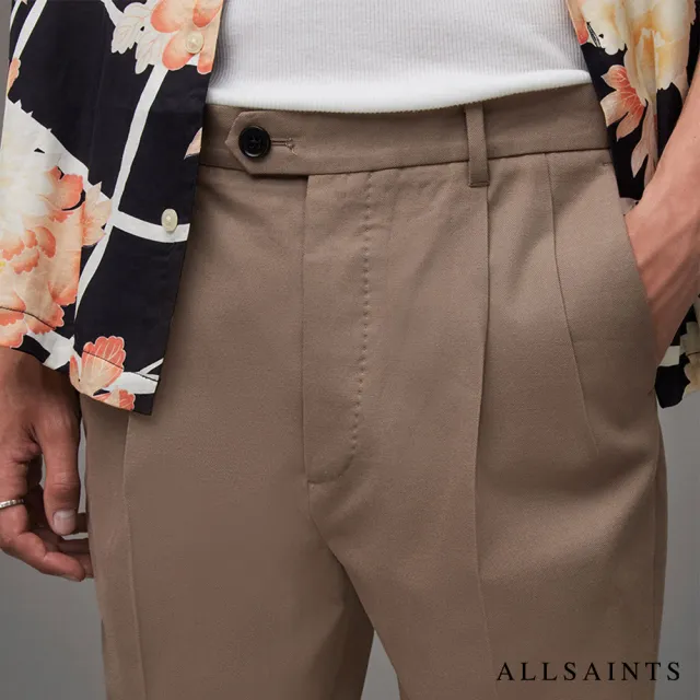 【ALLSAINTS】TALLIS 中腰西裝長褲CHAI BROWN MM070Y(修身版型)