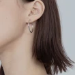 【Queenshop】女裝 正韓 簡約圓形造型耳針式耳環 現+預 07030814