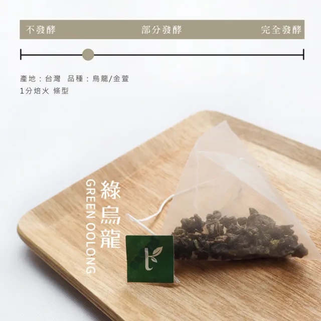 【daebete】綠烏龍五入組-自然生態系列3gx15入x5盒(產銷履歷;自然農法;台灣茶;綠茶;烏龍茶)