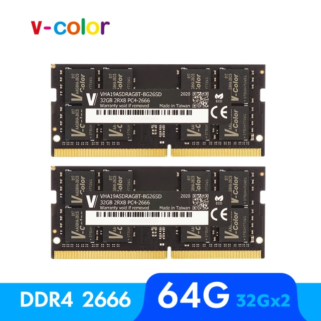 v-color 全何 DDR4 2666 64GB kit 