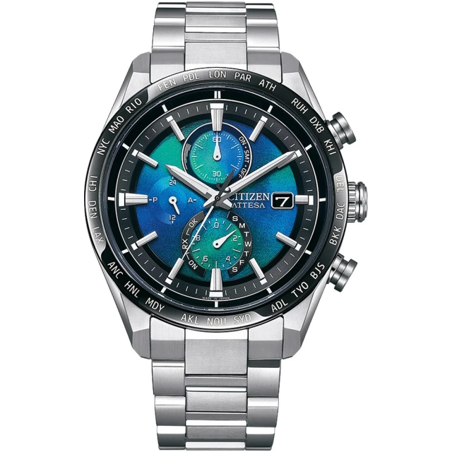 CITIZEN 星辰 GENTS系列 限量光動能環球電波腕錶