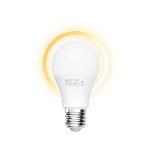 【DanceLight 舞光】3入12W 調光燈泡 球泡 可調光 調光型燈泡 LED燈泡(全電壓 無藍光)