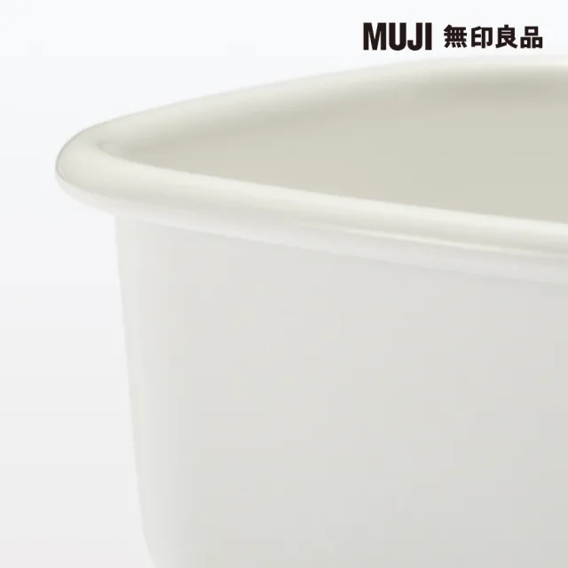 【MUJI 無印良品】琺瑯保存容器/小 約寬9.5*深11.5*高5cm