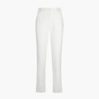 【PING】女款車線剪接高彈性吸濕排汗休閒長褲-白(GOLF/高爾夫球褲/RE23209-73)