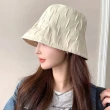【Acorn 橡果】韓系皺褶漁夫帽遮陽帽防曬機能帽1760(米白)