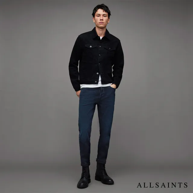 【ALLSAINTS】DEAN 中腰修身牛仔褲Blue/Black ME040Z(修身版型)