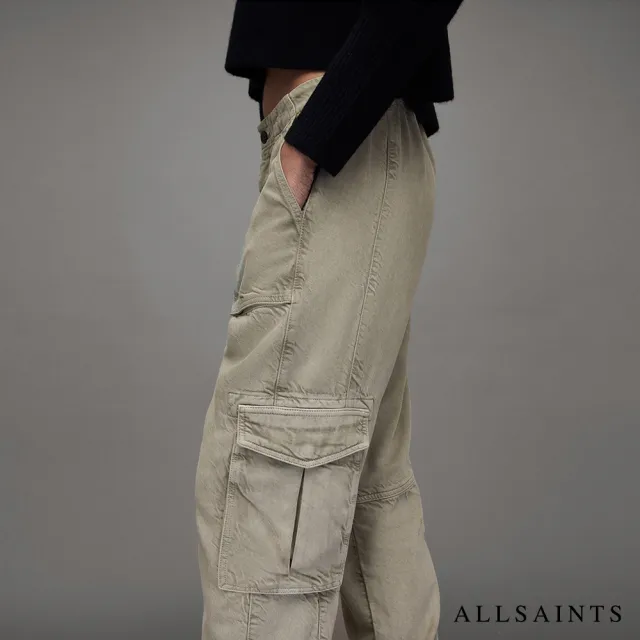【ALLSAINTS】FRIEDA 中腰軍裝長褲WASHED OLIVE GREEN(常規版型)